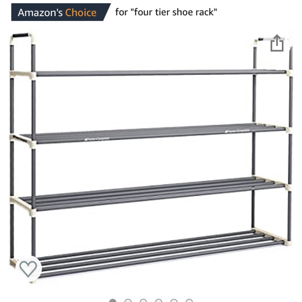 4 Tier Shoe Rack - Picture 2 of 4